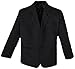 Black n Bianco Boys Formal Black Suit with Shirt and Vest (6, Black with Blue Tie)