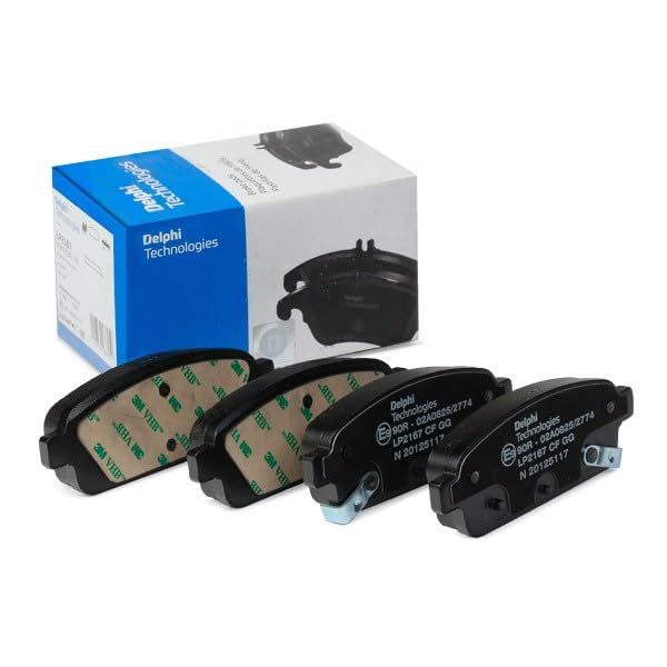 Delphi Fren Balatası Arka Opel Astra J 1.4/1.6 09-15, Cascada 1.4/1.6 13-19, Mokka X 1.4/1.6/1.8/2.0 15, Zafira Tourer C 1.4/1.6/1.8 11, Vauxhall Zafira LP2167