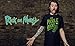 Ripple Junction Rick and Morty Men's Short Sleeve T-Shirt Pickle Rick X-Large Black