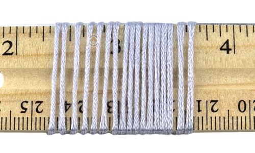 Image of 10-Pack of Yonkey Monkey 500 Grams Yarn - 70% Rayon derived from Bamboo, 30% Cotton - Imported - White Gray 9006