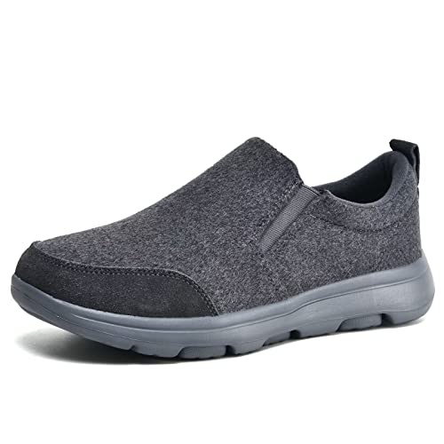 TIOSEBON Men's Slip On Walking Loafers-Comfortable Tennis Driving Work Shoes