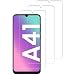 Produktbild Panzerglas Schutzfolie für Samsung Galaxy A41, [3 Stück] 9H Härte, Kratzfest, Anti-Öl, Anti-Bläschen, Kristall-klar Displayschutzfolie