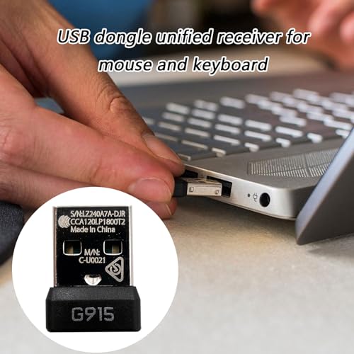Receptor USB de 2,4 GHz y adaptador inalámbrico de repuesto para teclados G915 2