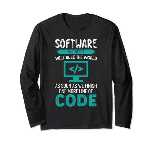Ingegnere software regalo ingegnere software governerà il mondo Maglia a Manica