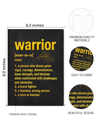 Carnet de définition de guerrier et journal de notes pour militaires