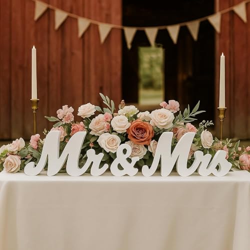 Mr & Mrs Sign for Wedding Table Wedding Decorations for Reception