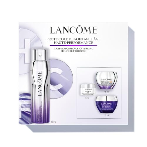 Lancôme Rénergie H.C.F. Triple Serum Complete Set High-Performance Anti-Ageing Routine Includes 50ml Serum SPF 50 Cream Night Cream and Eye Cream Skincare Gift Set