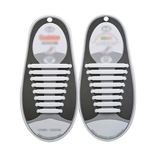 Lacets de chaussures, lacets élastiques, lacets sans nœuds for enfants et adultes, lacets sans nœuds for baskets, chaussures de sport, lacets plats sans nœuds en silicone for chaussures de course. (C