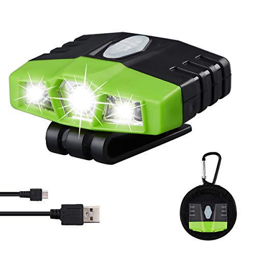 LED Hat Light, Ultra Bright Rechargeable Cap Light - 200 Lumens Lightweight Portable