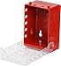 Brady Ultra Compact Lock Box - Wall-Mounted Lockout Tagout Lock Box, Without Locks - Red - 149173