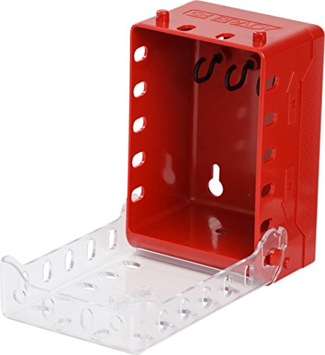 Brady 149173 Caja de cerradura ultra compacta de pared roja