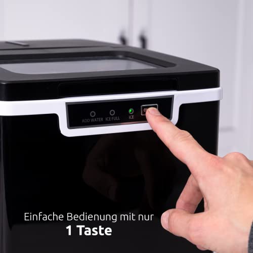 BluMill Eiswürfelmaschine, 12KG Eiswürfel in 24 Stunden, Schnelle Zubereitung in 7 bis 15 Minuten, Kugelförmige… – Bild 6