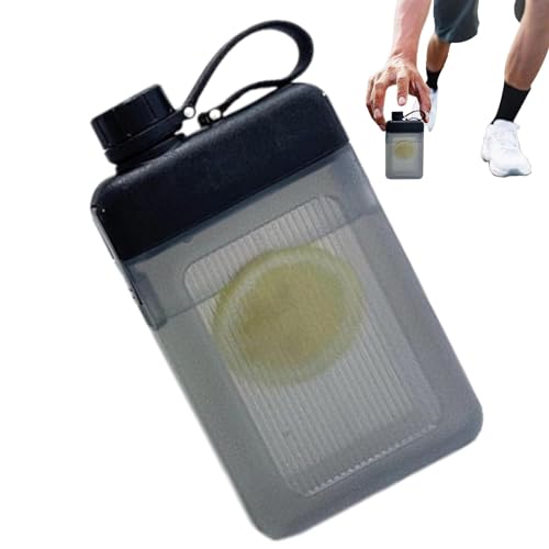 �t���b�g�E�H�[�^�[�{�g���A�X�N�G�A�E�H�[�^�[�{�g��,450ml ���^�t���b�g�E�H�[�^�[�{�g�� | �N���G�C�e�B�u�Ȏl�p���P�g���A�V���v���ȃt���b�g�����݃v���X�`�b�N���E�H�[�^�[�J�b�v�A�����h�~�A�|�[�^�u���A�C���t�@�b�V�����O�o��ň��ނ��߂̃t���b�g�f�U�C��