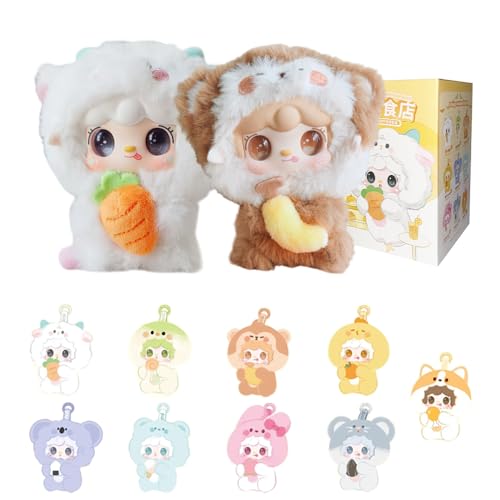 REIVIVORA Yooki V10 Hug Gourmet Restaurant Limited Series Vinyl Plush Blind Box 1PC (1 of 9 Possible Styles) Cute Figures Collectible Toys Birthday...