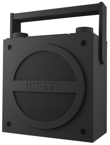 iHome iBT4GC Bluetooth Rechargeable Boombox with FM Radio (Gray)