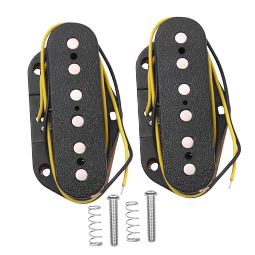 JEWEDECO Tlエレキギター用 ダブルコイルハムバッカー ピックアップ 高出力サウンド 取り付けネジ付属 ギターピックアップ適合 2個セット