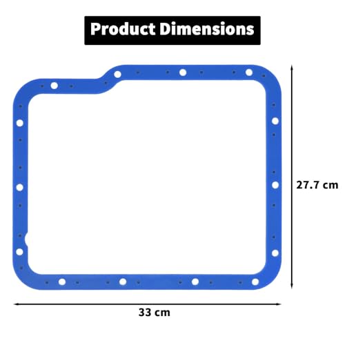 Image of 93100 Gasket Transmission for Powerglide - Fits Moroso 42000 & 42001 - No Sealant Needed, Reusable Steel & Rubber Design for Professional & DIY Use