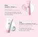 Nacific Pink AHA BHA Kit (Cleansing Foam, Toner, Serum, Cream) Travel Size Skin Care Set