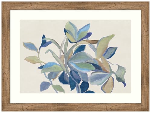 Amanti Art Framed Wall Art Print 27x36 Retro Flowers by