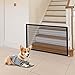 Nobleza - Porte Magique pour Chien 110 × 72 cm, Enceinte de sécurité pour Chien Portable, Barriere Extensible pour Chien, Barriere Chien sans Percage, Barriere Animaux, Barrière pour Chat/Chien/Bébés
