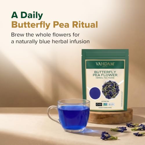 Image of VAHDAM Butterfly Pea Flower Tea(1.76oz |100+ Cups) High Quality Loose Tea