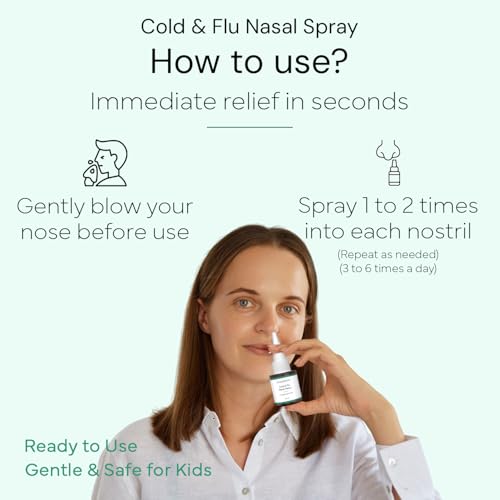 Image of Cold & Flu Nasal Spray + Eucalyptus Essential Oil | Cold & Flu Wellness Care Combo | Supports Breathing Comfort & Seasonal Wellness | Suitable for Adults & Children | Non-Drowsy Family Nasal Care & Aromatherapy | EU Made