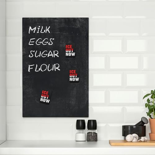 Imán decorativo rectangular para refrigerador acrílico miniatura 6