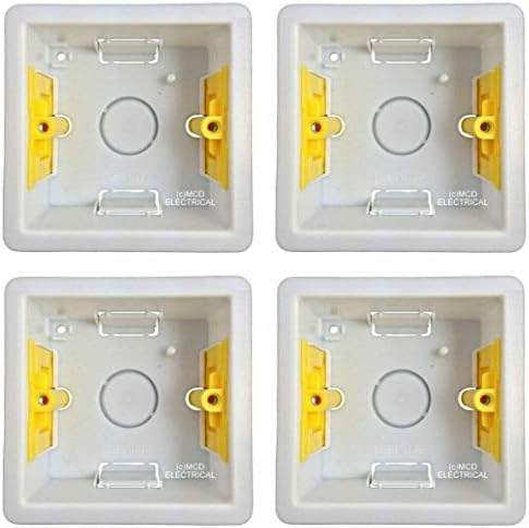 Appleby SB632 Deep Dry Lining"Fast Fix" Boxes Single 1 Gang 47mm Deep (Pack of 4)