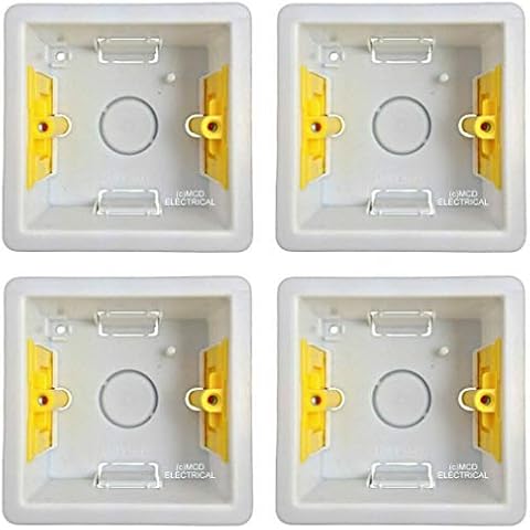 Appleby SB632 Deep Dry Lining"Fast Fix" Boxes Single 1 Gang 47mm Deep (Pack of 4) Cover