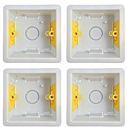 Appleby SB632 Deep Dry LiningFast Fix Boxes Single 1 Gang 47mm Deep (Pack of 4)