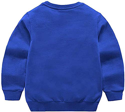 Image of HAXICO Unisex Kids Solid Cotton Thin Pullover Sweatshirt T-Shirt Toddler Baby Crewneck Long Sleeve Tshirts Tops Blouse