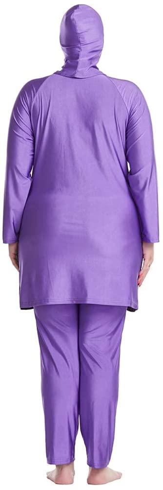 Costumi da Bagno Musulmani per Le Donne Costumi da Bagno modesti Burkini islamici a Maniche Lunghe