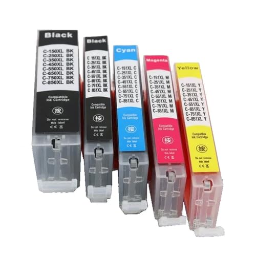 Cartuccia dinchiostro compatibile PGI-450 CLI-451 per stampanti MG5540 MG5640 MG6440 IP7240 IX6540 IX68405Color 1set