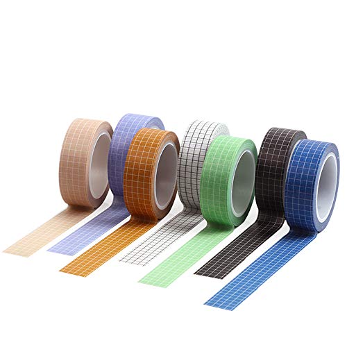 15mm × 10 m Grade Padrão Impresso Pure Color Washi Fita Adesiva Papel Decorativo Fita Adesiva de Pap