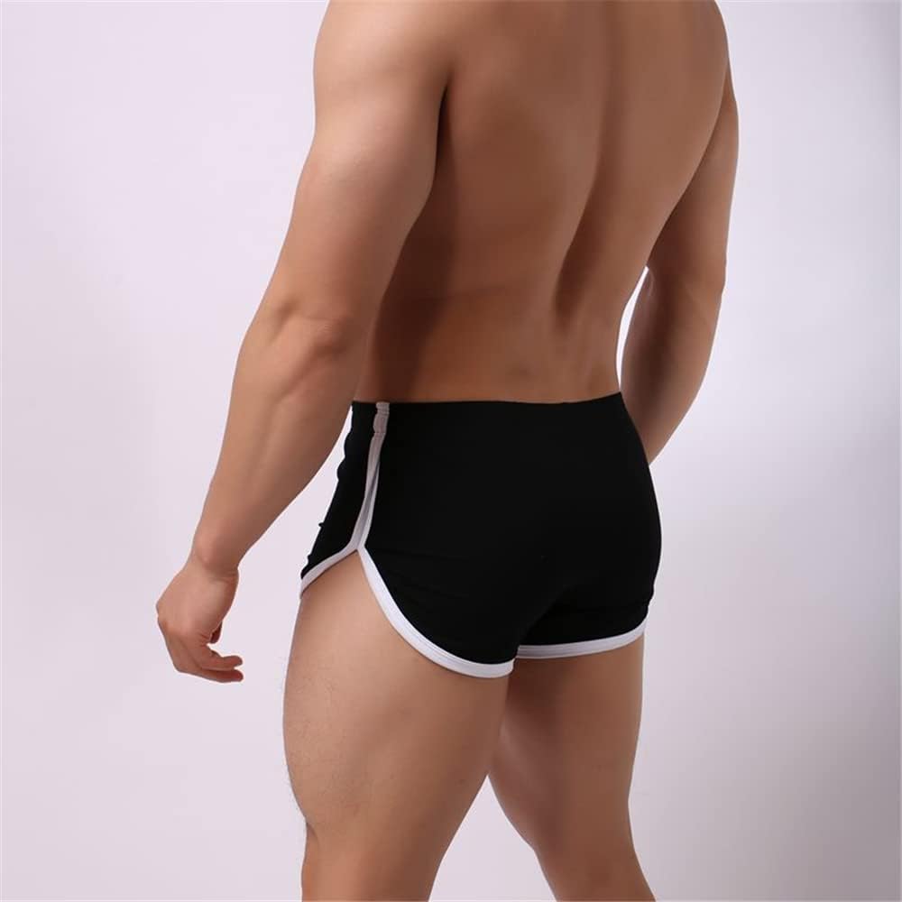 BaronHong Men's Boxer Shorts Loose Split Side Sexy Breathable Underwear