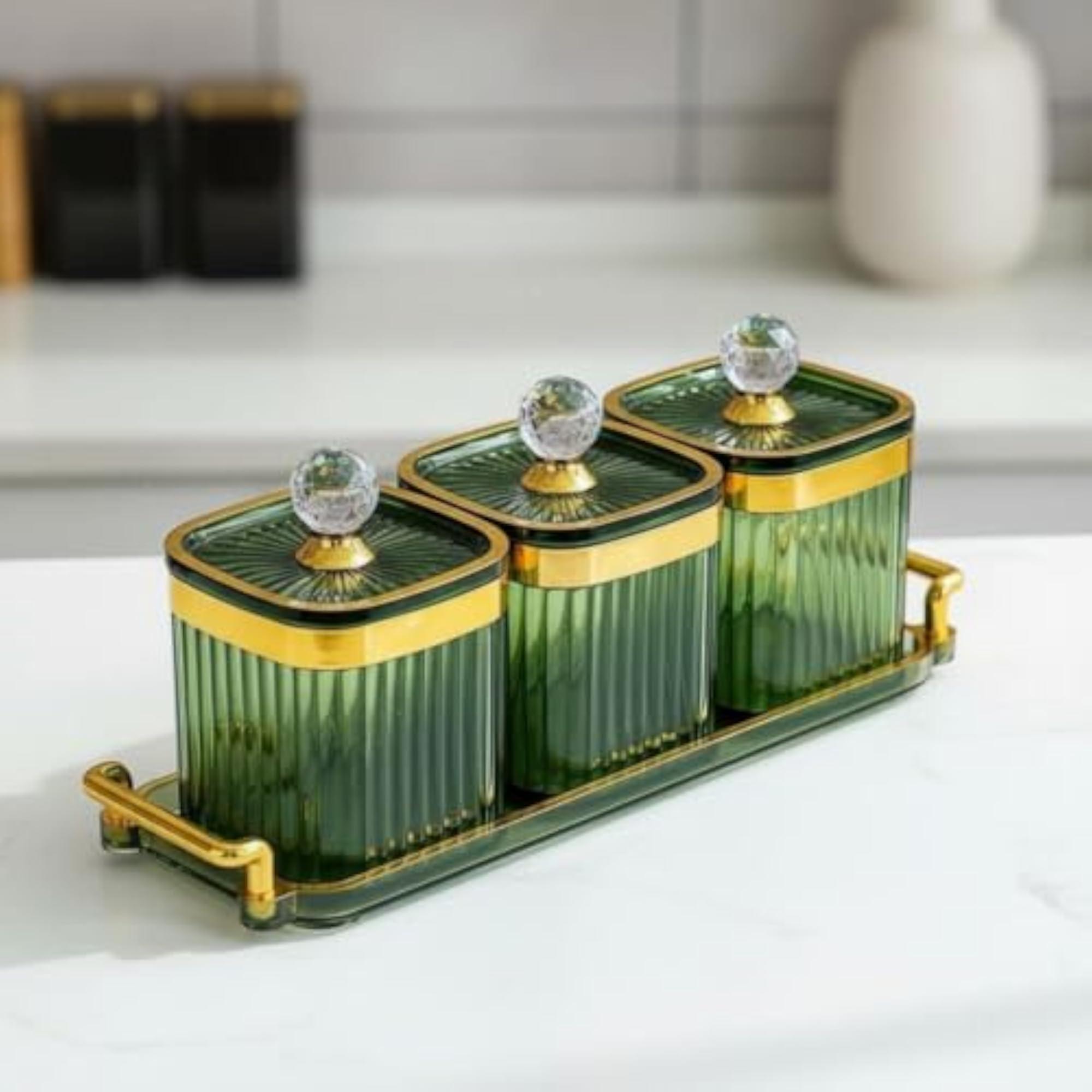 Airtight Seal Decorative Snack Container Set