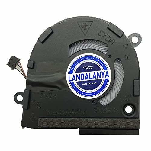 Lista de Latitude 7400 del mes. 47 Landalanya Ventilador de refrigeración de CPU de repuesto para laptop Dell Latitude 7400 P/N: 0HCYN0 HCYN0 DC28000NFSL EG50040S1-CF10-S9A DC5V