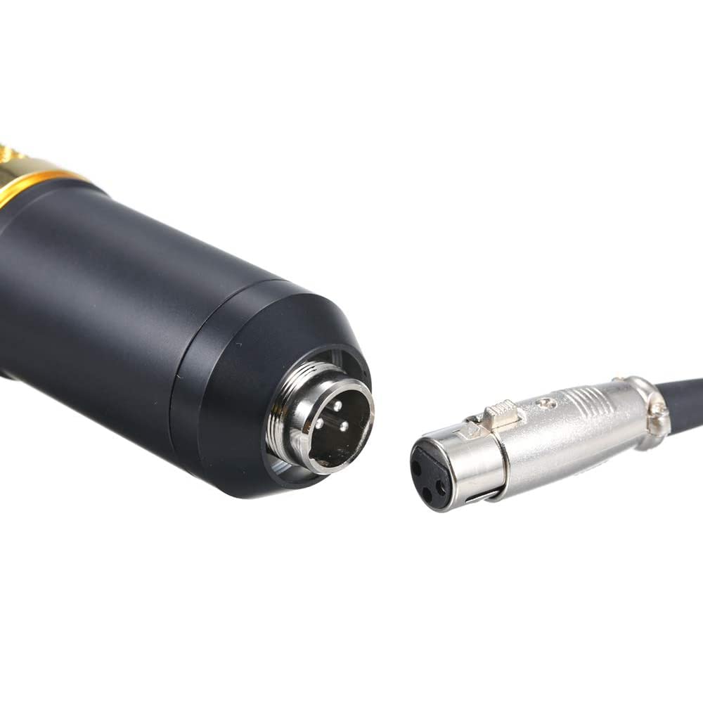 Kondensatormikrofon-Kit BM-800 Mikrofon-Set mit verstellbarem Mikrofon-Aufhängung, Scherenarm, Metallstoßhalterung und doppellagigem Pop-Filter für Studioaufnahmen, Rundfunk (Schwarz + Silber)