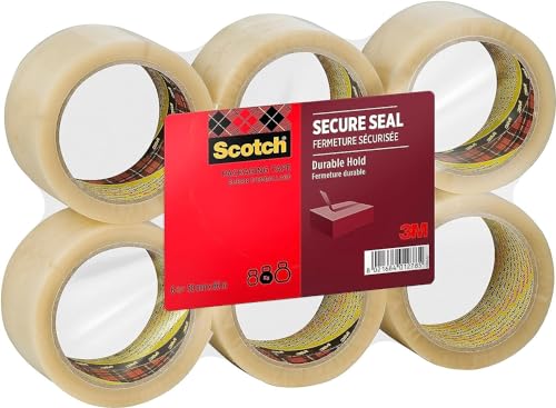 Packatape Nastro Adesivo Trasparente Per Pacchi, 12 Rotoli 48 Mm X 66 M, 45 Micron, Resistente E Impermeabile
