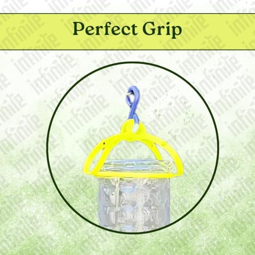 Image of Bird Feeder Water & Food Tray with Nest | Hanging Balcony Bird Feeder for Home Garden | Attracts Sparrows, Parrots, and More - Ideal for Outdoor Use (Water Feeder)