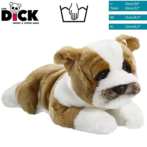 Carl Dick Bulldogge, französische Bulldogge liegend, Hund, Plüschtier, Kuscheltier ca. 25cm 3038