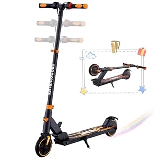 RCB TECH E-Scooter Kinder (8-12-16 Jahre) - Faltbarer Elektroroller für Kinder - Max Reichweite 16 KM - Max. 20 KM/H - Geschenk für Kinder und Jugendliche