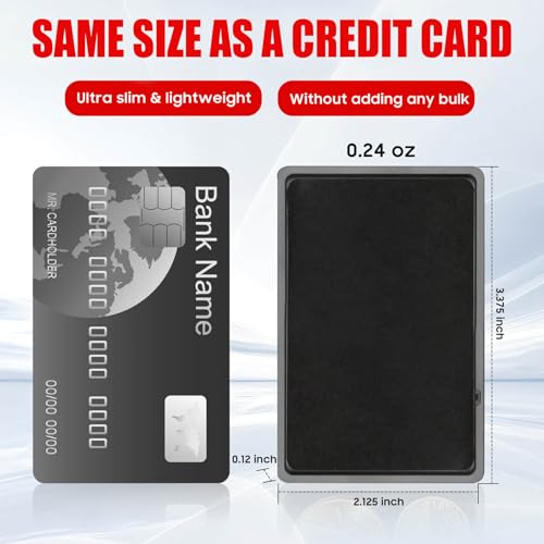 Minimalist Wallet Coin Tray for Men, Removable Coin & Key Holder for Slim Wallet, Additional Mini Accessory Tray for Metal Wallet (Plastic Coin Tray with Velvet Lining)4