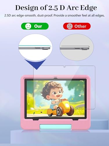 Protector de pantalla vidrio templado 2-Pack para IWEGGO 10.1" miniatura 3