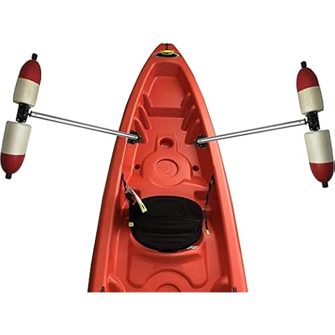 Pactrade Marine Boat Kayak Canoe PVC Outrigger Arms Stabilizer System Fishing Cover