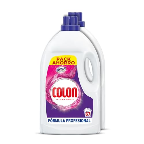 SMART PACK = 7,5 meses de Limpieza y Frescor - Colon Detergente Profesional Formato Gel Vanish Powergel (134 lavados)