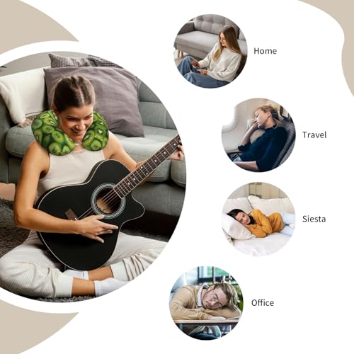 Almohada cuello de viaje espuma viscoelástica U miniatura 7