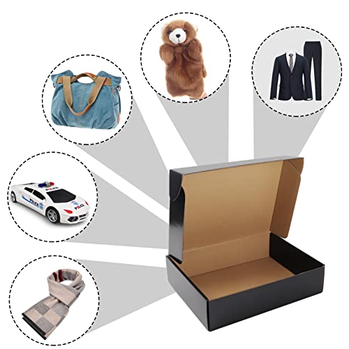 Exyglo Shipping Cardboard Boxes For Small Business, Packing And Mailing, 12X9X3 - Pack Of 20, Black #TOP4