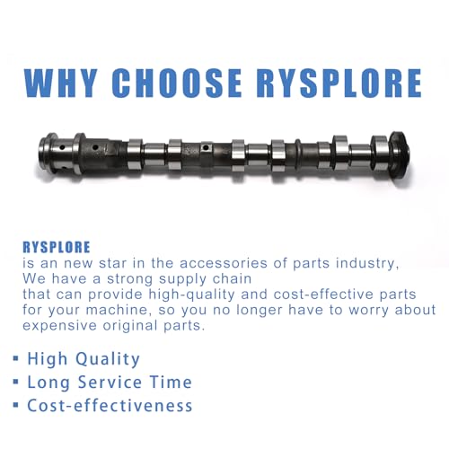 RYSPLORE Left Side Exhaust Camshaft, Compatible with Dodge Ram Wrangler Chrysler 3.6L V6 Engines #OE 5184377AG 5184377AF 05184377AH 5184377AE
