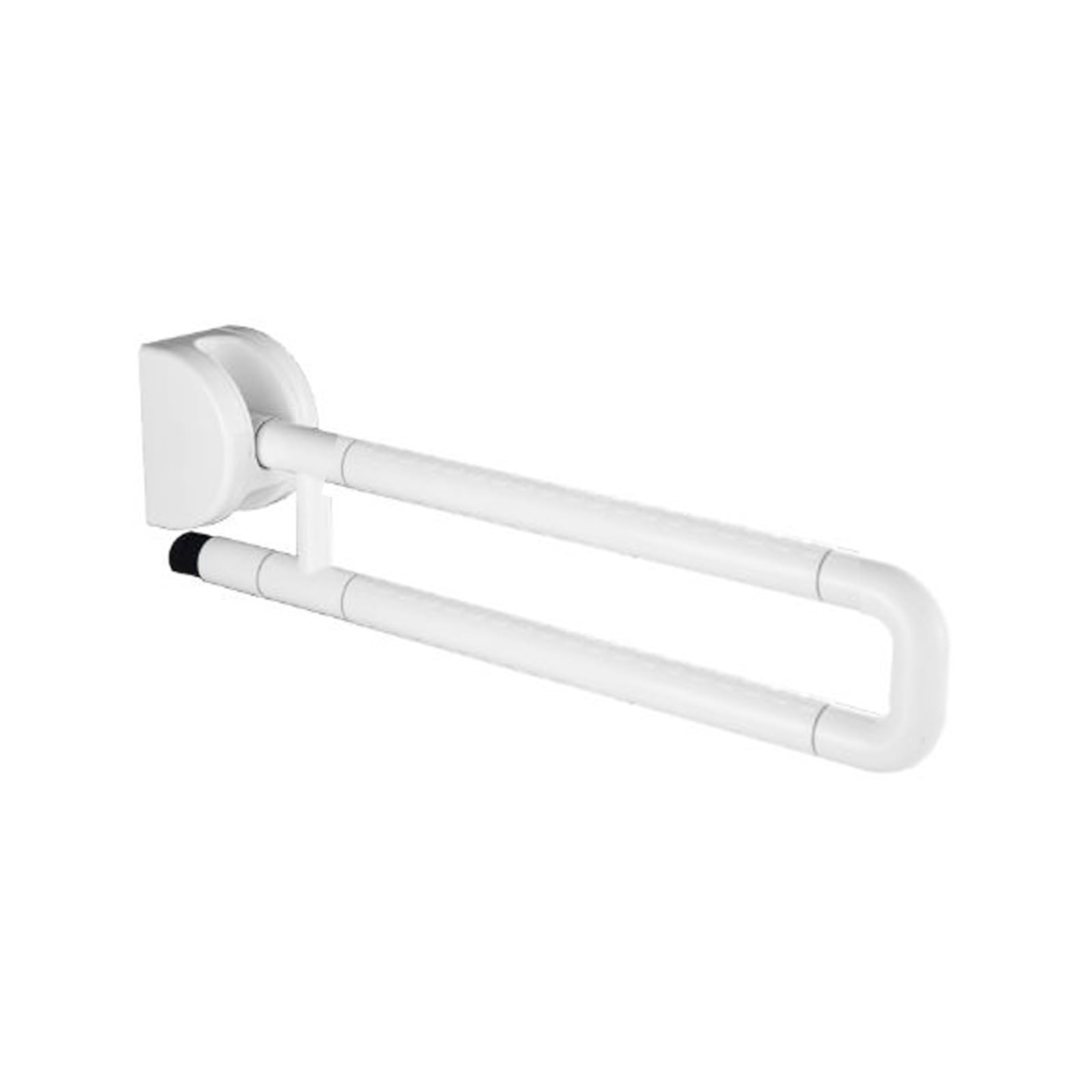 Uchwyt do Łazienki, Składany Uchwyt Prysznicowy dla Seniorów, Antypoślizgowy, Pomoc w Łazience dla Osób Starszych(White,75cm/30in)